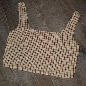 Billabong croptop, large, brown/tan